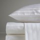 Sale Active Pure White Striped Cotton Bedsheet for Double Bed with 2 Pillow Covers – Soft & Hypoallergenic Sale Active Pure White Striped Cotton Bedsheet for Double Bed with 2 Pillow Covers – Soft & Hypoallergenic